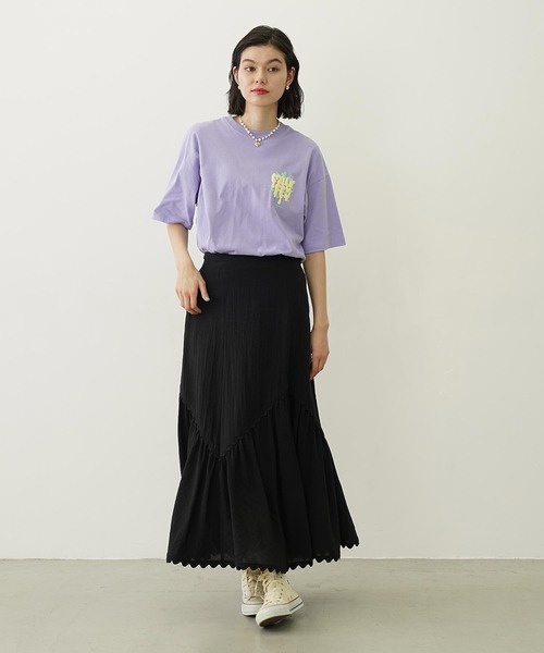 MILKFED.（ミルクフェド）の「RANDOM LACE SKIRT（スカート・レディース・オフホワイト/ブラック/ライトブルー・S/M）」の14枚目の写真