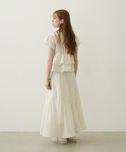 MILKFED.（ミルクフェド）の「RANDOM LACE SKIRT（スカート・レディース・オフホワイト/ブラック/ライトブルー・S/M）」の21枚目の写真