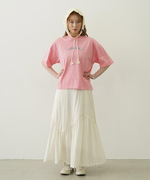 MILKFED.（ミルクフェド）の「RANDOM LACE SKIRT（スカート・レディース・オフホワイト/ブラック/ライトブルー・S/M）」の22枚目の写真