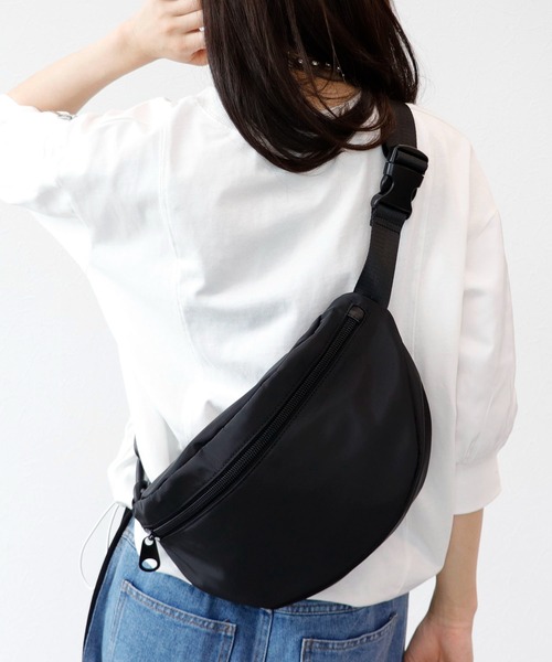 Three Four Time(スリーフォータイム)の「ナイロンチェーンコンビショルダー(ショルダーバッグ・レディース・グレー/ブラック・FREE)」の16枚目の写真