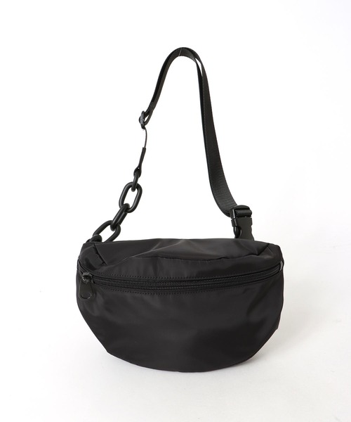 Three Four Time(スリーフォータイム)の「ナイロンチェーンコンビショルダー(ショルダーバッグ・レディース・グレー/ブラック・FREE)」の18枚目の写真