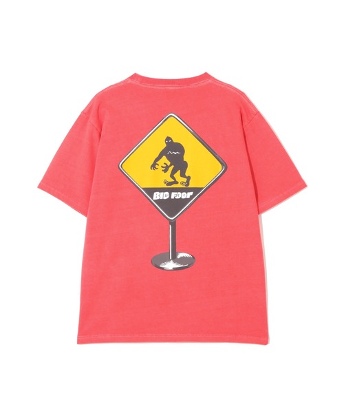 MANASTASH(マナスタッシュ)の「MANASTASH/マナスタッシュ/PUMICE TEE CAUTION!(Tシャツ/カットソー・メンズ・ホワイト/レッド/ブラック・S/M/L/XL)」の3枚目の写真
