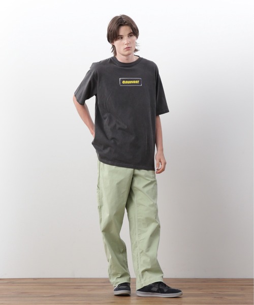 MANASTASH(マナスタッシュ)の「MANASTASH/マナスタッシュ/PUMICE TEE CAUTION!(Tシャツ/カットソー・メンズ・ホワイト/レッド/ブラック・S/M/L/XL)」の6枚目の写真