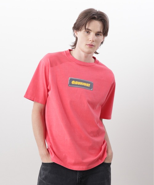 MANASTASH(マナスタッシュ)の「MANASTASH/マナスタッシュ/PUMICE TEE CAUTION!(Tシャツ/カットソー・メンズ・ホワイト/レッド/ブラック・S/M/L/XL)」の10枚目の写真