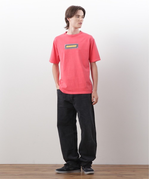 MANASTASH(マナスタッシュ)の「MANASTASH/マナスタッシュ/PUMICE TEE CAUTION!(Tシャツ/カットソー・メンズ・ホワイト/レッド/ブラック・S/M/L/XL)」の12枚目の写真