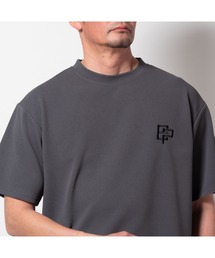 BAYBLO（ベイブロ）の「(SA) ジャガード ストレッチ ドライ 5分袖 Tシャツ（Tシャツ/カットソー・メンズ）」