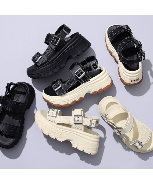 CONVERSE ALL STAR（コンバースオールスター）の「ALL STAR TREKWAVE SANDAL / オールスター　トレックウエーブ　サンダル（サンダル・レディース・ブラック×ブラック・7.5/5/6.5/3/4）」の9枚目の写真