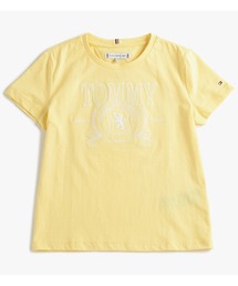 TOMMY HILFIGER（トミーヒルフィガー）の「GIRLS エンブロイダリークレストTシャツ（Tシャツ/カットソー）」