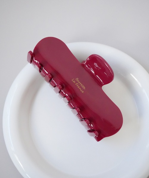 Port（ポート）の「【 Port / ポート 】 ワンカラー べっ甲 ワイド バンスクリップ / ヘアクリップ（バレッタ/ヘアクリップ・レディース・ブラック/ライトブラウン/レッド/ベージュ/ベージュ系その他/ホワイト×ブラック/ブラウン系その他/ブルー・FREE）」の12枚目の写真