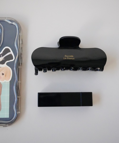 Port（ポート）の「【 Port / ポート 】 ワンカラー べっ甲 ワイド バンスクリップ / ヘアクリップ（バレッタ/ヘアクリップ・レディース・ブラック/ライトブラウン/レッド/ベージュ/ベージュ系その他/ホワイト×ブラック/ブラウン系その他/ブルー・FREE）」の9枚目の写真