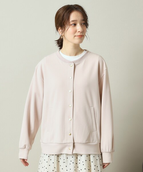 ITS'DEMO(イッツデモ)の「【洗濯機OK/吸水速乾/UVカット】カットジョーゼットブルゾン(ブルゾン・レディース・ブラック/ナチュラル/レッド系・00)」の22枚目の写真