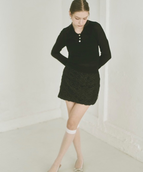 セール】【Luan】LACE MINI SKIRT/レースミニスカート（スカート