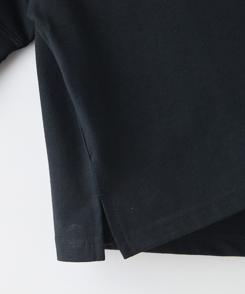 fort point(フォーポイント)の「【汗染みの目立ちにくいTシャツ ZEROSTAIN/ゼロステイン】バルーン袖Tシャツ 撥水・防汚加工 バルーンスリーブ 脇汗対策 大人カジュアル(Tシャツ/カットソー・レディース・スミクロ/ダークグリーン/ブラック/ホワイト/パープル・LARGE/MEDIUM)」の6枚目の写真