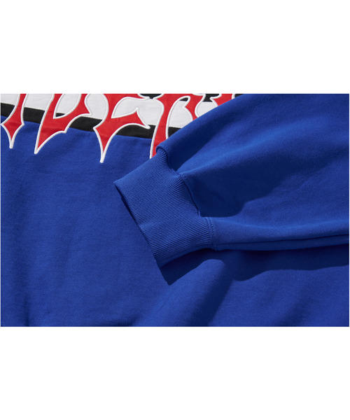 LIBERE（リベーレ）の「LIBERE リベーレ / HOCKEY JERSEY SWEAT ホッケージャージープルオーバービッグシルエットスウェット / 251236-251237（スウェット・メンズ・チャコール/ブルー・MEDIUM/SMALL/LARGE）」の7枚目の写真