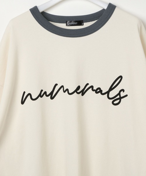 NUMERALS(ヌメラルズ)の「【NUMERALS】リンガーT(Tシャツ/カットソー・メンズ・ベージュ/ブラック/オフホワイト・MEDIUM/LARGE)」の11枚目の写真