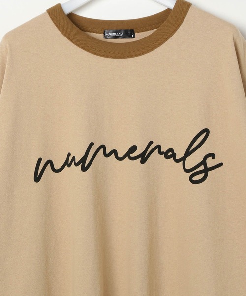NUMERALS(ヌメラルズ)の「【NUMERALS】リンガーT(Tシャツ/カットソー・メンズ・ベージュ/ブラック/オフホワイト・MEDIUM/LARGE)」の13枚目の写真