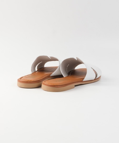 BONTRE（ボントレ）の「Hカットフラットサンダル/BONTRE 52058-VS（サンダル・レディース・ホワイト/ブラック・38/37/36/35/39）」の8枚目の写真