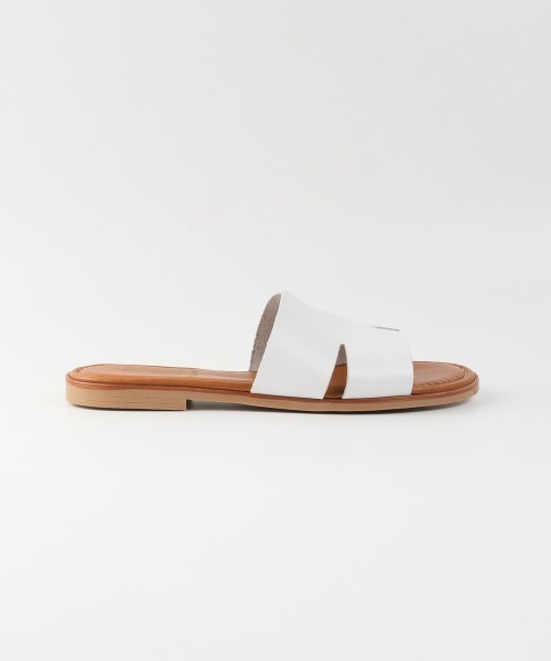 BONTRE（ボントレ）の「Hカットフラットサンダル/BONTRE 52058-VS（サンダル・レディース・ホワイト/ブラック・38/37/36/35/39）」の7枚目の写真