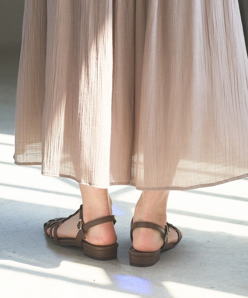 Honeys（ハニーズ）の「グルカサンダル（サンダル・レディース・アイボリー/ブラック/ダークブラウン・L/LL/M/S）」の13枚目の写真