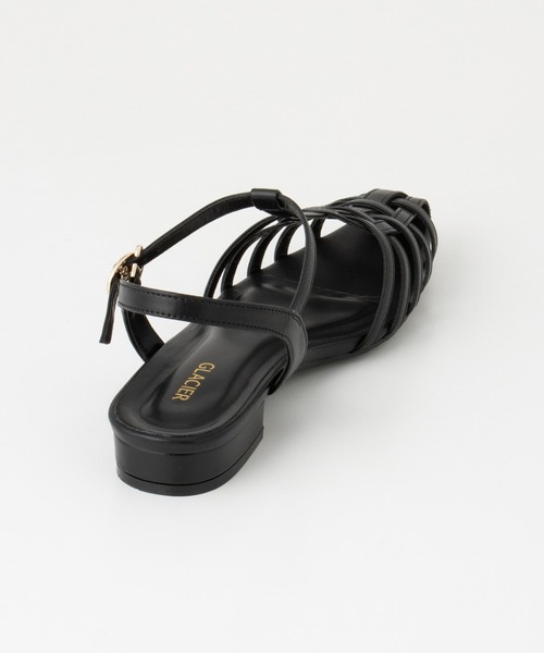 Honeys（ハニーズ）の「グルカサンダル（サンダル・レディース・アイボリー/ブラック/ダークブラウン・L/LL/M/S）」の19枚目の写真