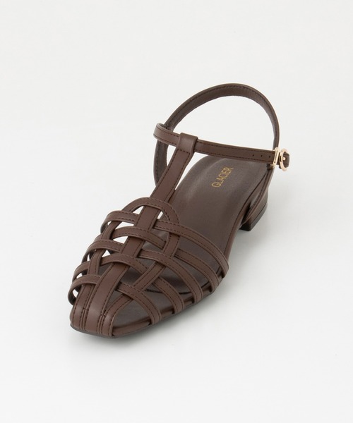 Honeys（ハニーズ）の「グルカサンダル（サンダル・レディース・アイボリー/ブラック/ダークブラウン・L/LL/M/S）」の21枚目の写真