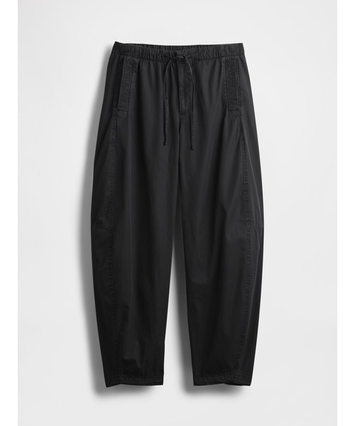 【新品未使用】GAP ミッドライズ バレル パラシュートパンツ ブラック XXS Gap公式オンラインストア | ミッドライズ バレル パラシュートパンツ