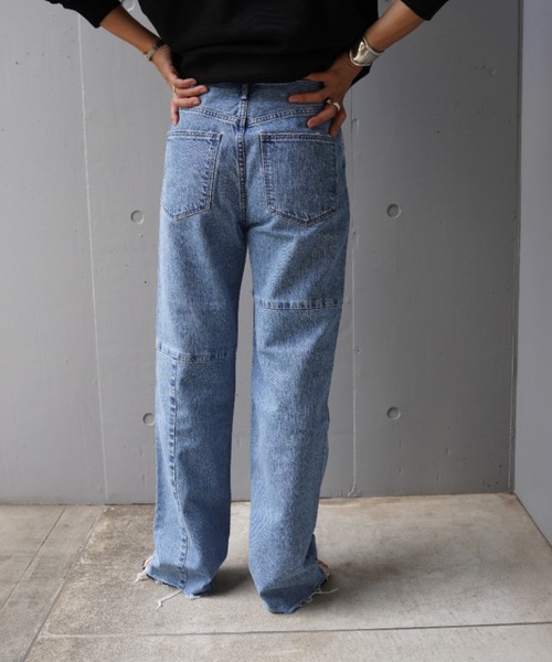 upperhights（アッパーハイツ）の「upper hights（アッパーハイツ）THE COUSIN/ストレートデニム（デニムパンツ・レディース・ブルー系その他3・23/24/25/22）」の7枚目の写真