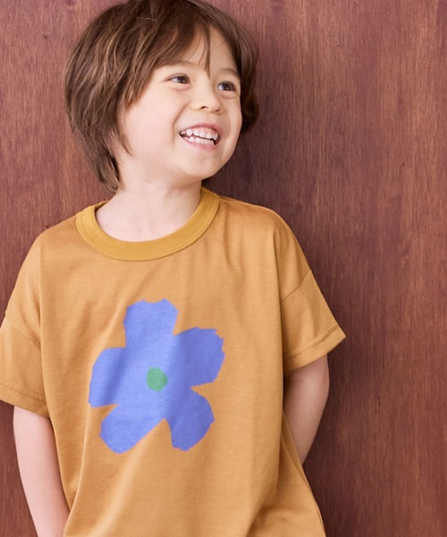 MARKEY'S（マーキーズ）の「【超吸水速乾】イラストＴシャツ（Tシャツ/カットソー・キッズ・イエロー/ネイビー/パープル/ライトグリーン/グリーン/オレンジ/グレー/ピンク/ブラック/ベージュ/ブラウン/ライトブルー・XS/L/M/S/LL）」の4枚目の写真