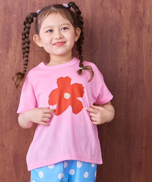 MARKEY'S（マーキーズ）の「【超吸水速乾】イラストＴシャツ（Tシャツ/カットソー・キッズ・イエロー/ネイビー/パープル/ライトグリーン/グリーン/オレンジ/グレー/ピンク/ブラック/ベージュ/ブラウン/ライトブルー・XS/L/M/S/LL）」の11枚目の写真