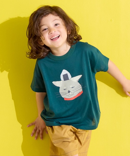 MARKEY'S（マーキーズ）の「【超吸水速乾】イラストＴシャツ（Tシャツ/カットソー・キッズ・イエロー/ネイビー/パープル/ライトグリーン/グリーン/オレンジ/グレー/ピンク/ブラック/ベージュ/ブラウン/ライトブルー・XS/L/M/S/LL）」の6枚目の写真