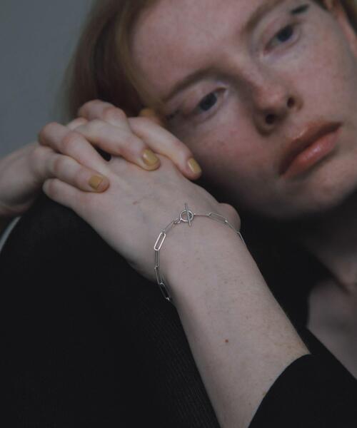 URBAN RESEARCH(アーバンリサーチ)の「decor『デコール』 Hoopchain Bracelet(ブレスレット・レディース・シルバー・-)」の2枚目の写真