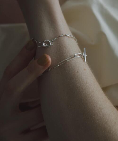 URBAN RESEARCH(アーバンリサーチ)の「decor『デコール』 Hoopchain Bracelet(ブレスレット・レディース・シルバー・-)」の3枚目の写真