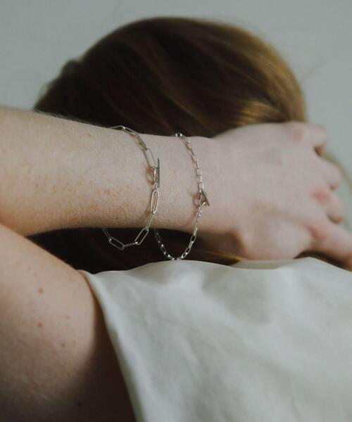 URBAN RESEARCH(アーバンリサーチ)の「decor『デコール』 Hoopchain Bracelet(ブレスレット・レディース・シルバー・-)」の5枚目の写真