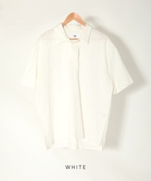 LASOA（ラソア）の「リネンタッチ開衿トップス/L00054（ポロシャツ）」
