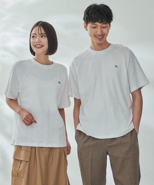 Arnold Palmer(アーノルドパーマー)の「寄り添うリネン シェア ラグラン Tシャツ(Tシャツ/カットソー・レディース・チャコールグレー/ホワイト/ミント・L/M/S/LL/XS)」の2枚目の写真