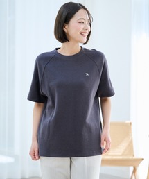 寄り添うリネン シェア ラグラン Tシャツ