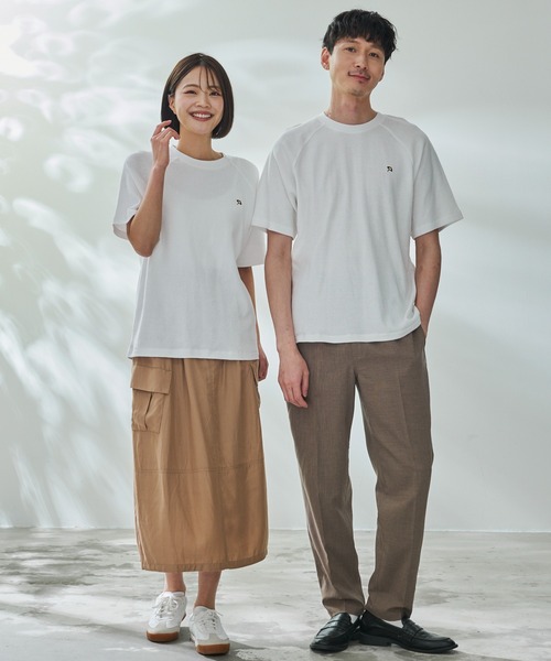 Arnold Palmer(アーノルドパーマー)の「寄り添うリネン シェア ラグラン Tシャツ(Tシャツ/カットソー・レディース・チャコールグレー/ホワイト/ミント・L/M/S/LL/XS)」の11枚目の写真