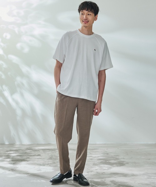 Arnold Palmer(アーノルドパーマー)の「寄り添うリネン シェア ラグラン Tシャツ(Tシャツ/カットソー・レディース・チャコールグレー/ホワイト/ミント・L/M/S/LL/XS)」の22枚目の写真