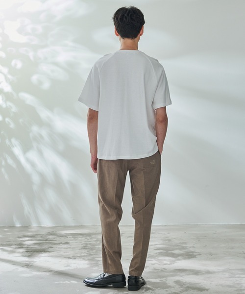 Arnold Palmer(アーノルドパーマー)の「寄り添うリネン シェア ラグラン Tシャツ(Tシャツ/カットソー・レディース・チャコールグレー/ホワイト/ミント・L/M/S/LL/XS)」の20枚目の写真