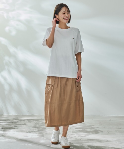 Arnold Palmer(アーノルドパーマー)の「寄り添うリネン シェア ラグラン Tシャツ(Tシャツ/カットソー・レディース・チャコールグレー/ホワイト/ミント・L/M/S/LL/XS)」の19枚目の写真