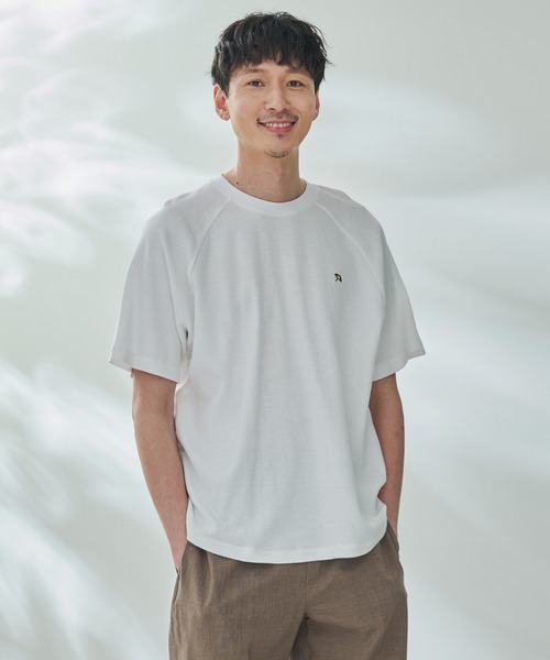 Arnold Palmer(アーノルドパーマー)の「寄り添うリネン シェア ラグラン Tシャツ(Tシャツ/カットソー・レディース・チャコールグレー/ホワイト/ミント・L/M/S/LL/XS)」の10枚目の写真