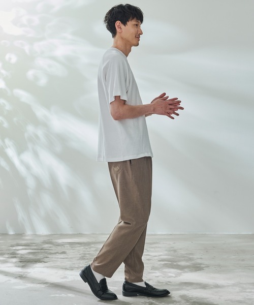 Arnold Palmer(アーノルドパーマー)の「寄り添うリネン シェア ラグラン Tシャツ(Tシャツ/カットソー・レディース・チャコールグレー/ホワイト/ミント・L/M/S/LL/XS)」の9枚目の写真