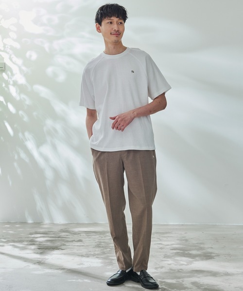 Arnold Palmer(アーノルドパーマー)の「寄り添うリネン シェア ラグラン Tシャツ(Tシャツ/カットソー・レディース・チャコールグレー/ホワイト/ミント・L/M/S/LL/XS)」の8枚目の写真