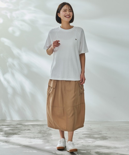 Arnold Palmer(アーノルドパーマー)の「寄り添うリネン シェア ラグラン Tシャツ(Tシャツ/カットソー・レディース・チャコールグレー/ホワイト/ミント・L/M/S/LL/XS)」の5枚目の写真