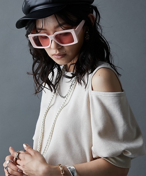 GEVS.(ジェイヴィス)の「肩開きデザインカットソー<大きいサイズ有>GEVS.(Tシャツ/カットソー・レディース・ブラック/キナリ・LL/3L/4L/5L/M/L)」の20枚目の写真