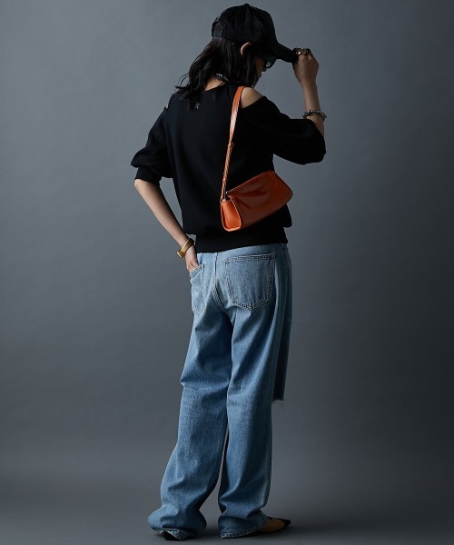 GEVS.(ジェイヴィス)の「肩開きデザインカットソー<大きいサイズ有>GEVS.(Tシャツ/カットソー・レディース・ブラック/キナリ・LL/3L/4L/5L/M/L)」の8枚目の写真
