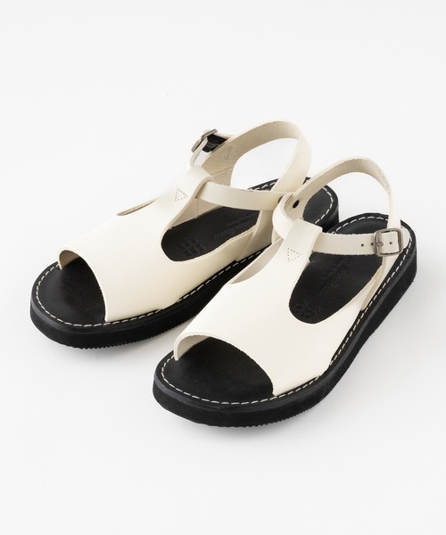 Organic handloom(オーガニックハンドルーム)の「Organic handloom / “HOHEN” サンダル(サンダル・レディース・ダークブラウン/ブラック/ホワイト・23/24/22/25)」の12枚目の写真