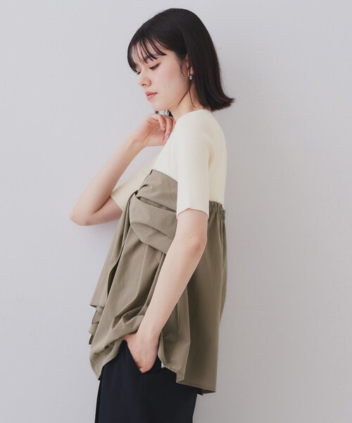 ♡新品♡Apuweiser-riche♡ リボンビスチェドッキングニット 新品 Apuweiser-riche リボンビスチェドッキングニット｜Yahoo
