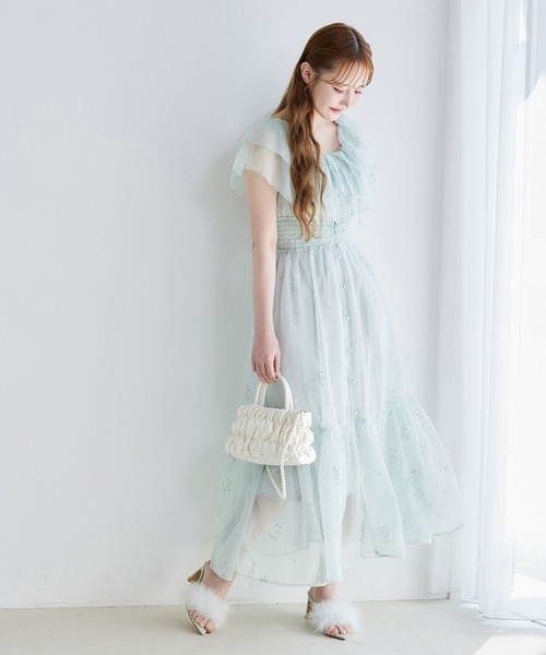 セール】【moon light marine collection】オリジナル刺繍シアー