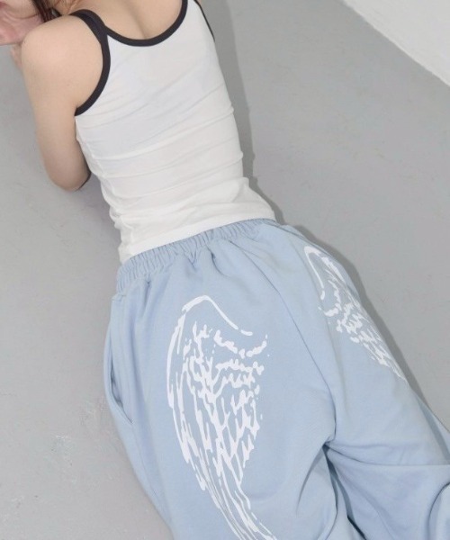 ☆FANCY CLUB☆ANGEL VINTAGE SWEATPANTS スウェットパンツ 韓国 FANCY CLUB】ANGEL VINTAGE SWEATPANTS（スウェットパンツ